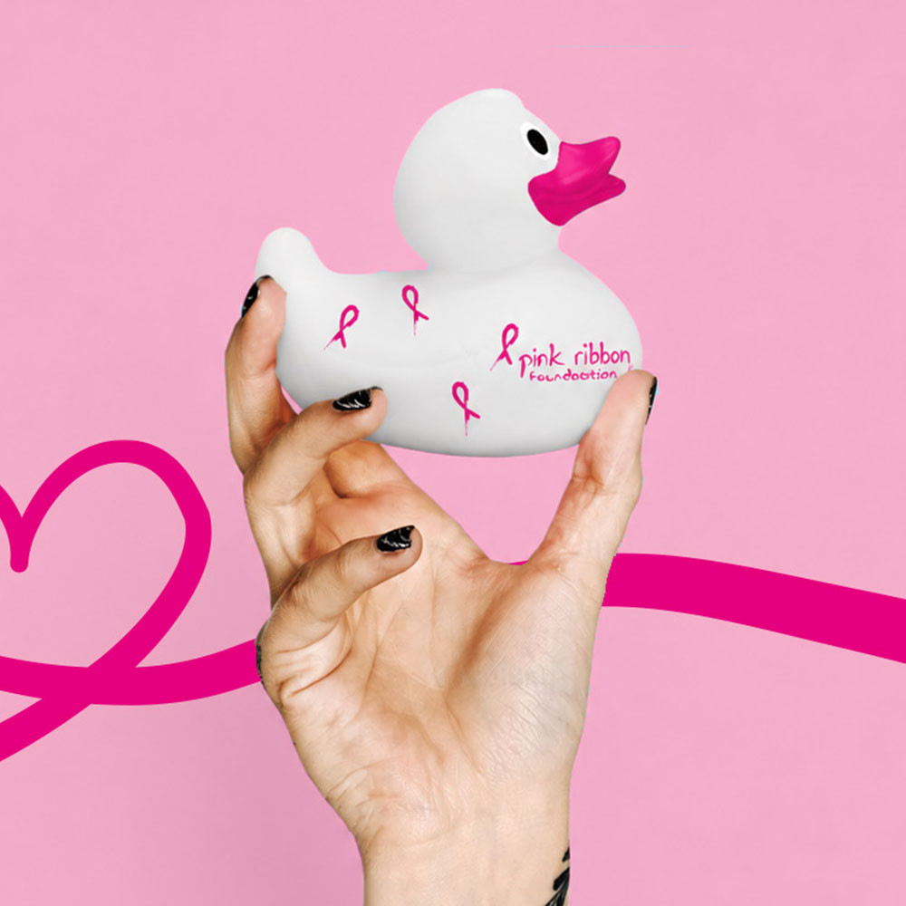 Limited Edition Pink Ribbon Promotional Duck