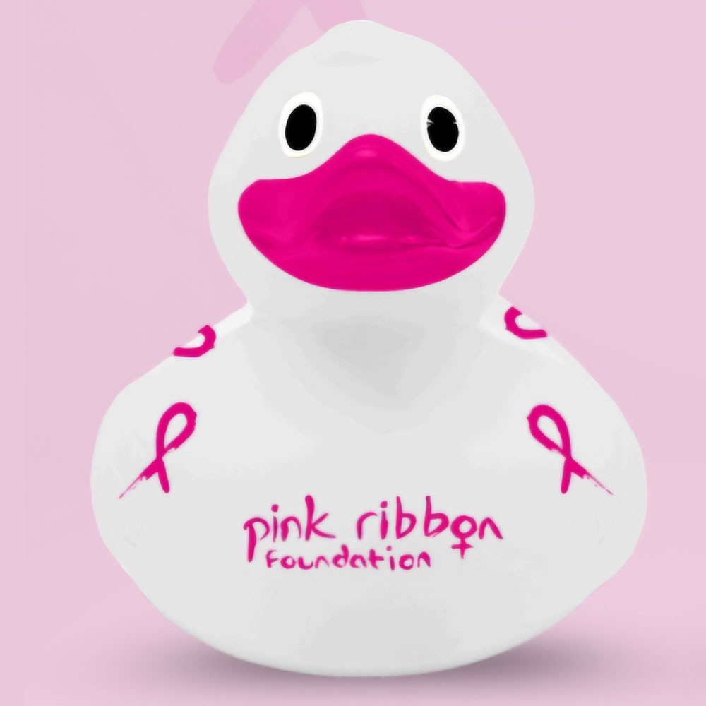 Limited Edition Pink Ribbon Promotional Duck
