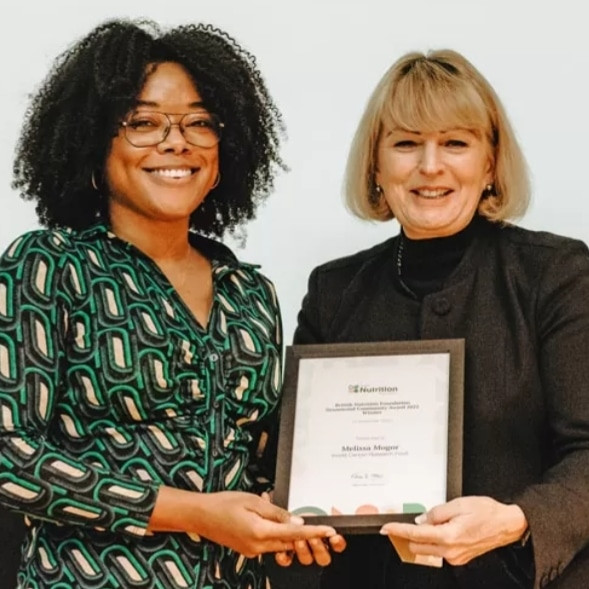 Melissa Mogor wins at the BNF Awards