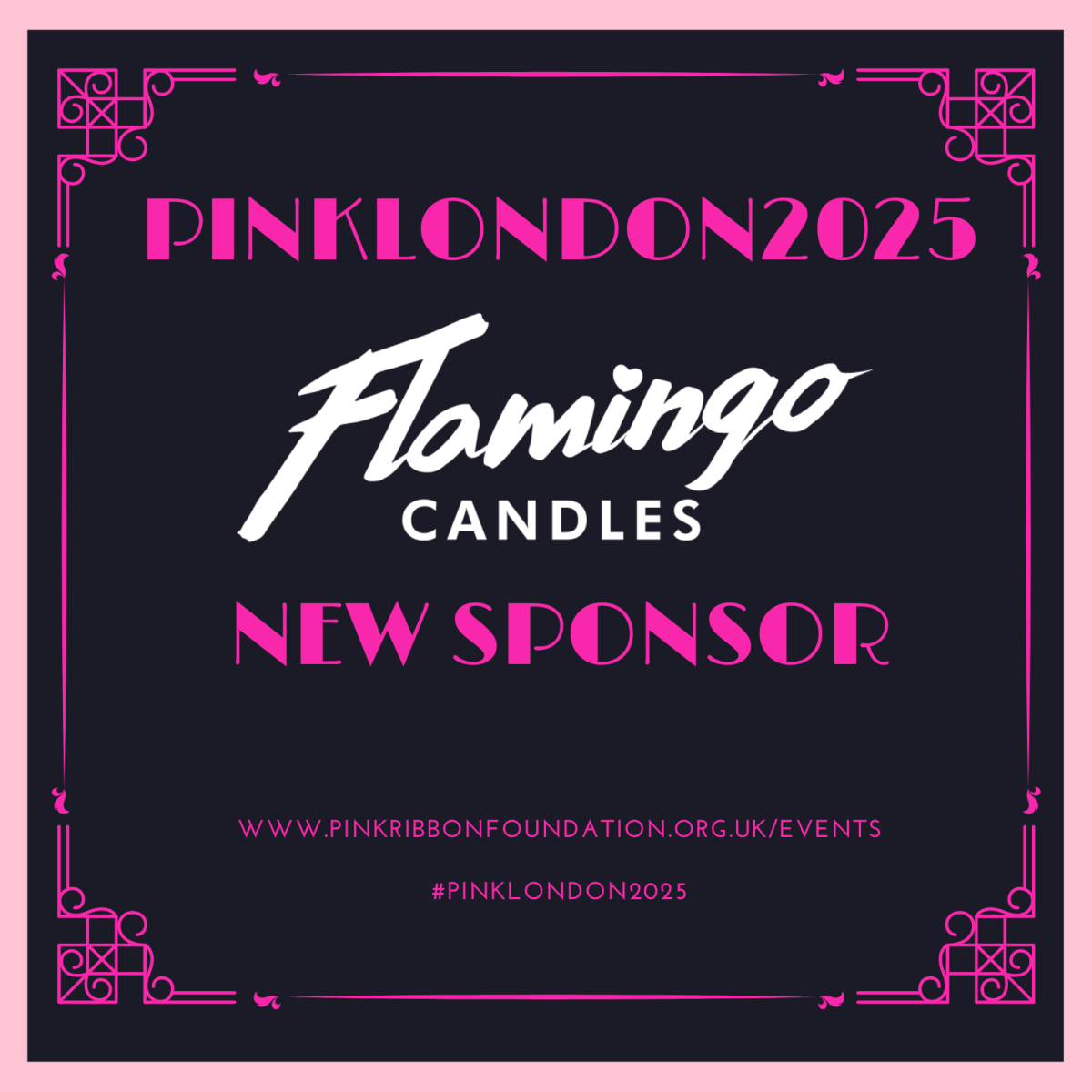 PINKLondon 2025 new sponsor