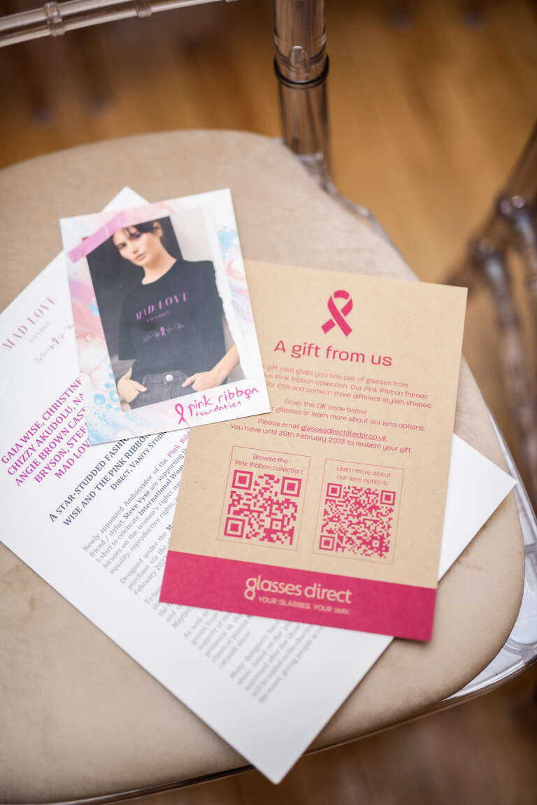 Mad Love London X Pink Ribbon Foundation fashion show