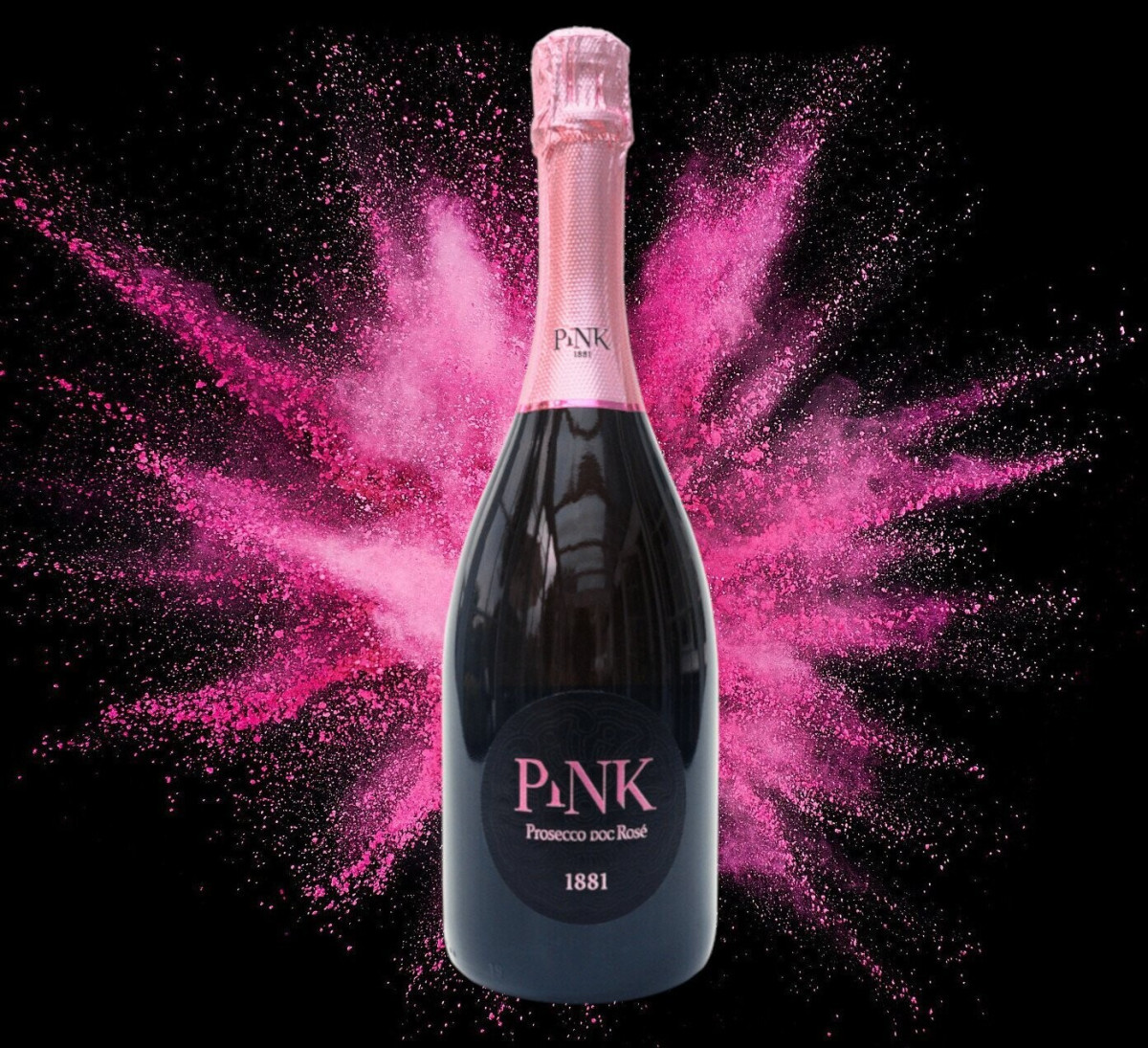 Pink prosecco