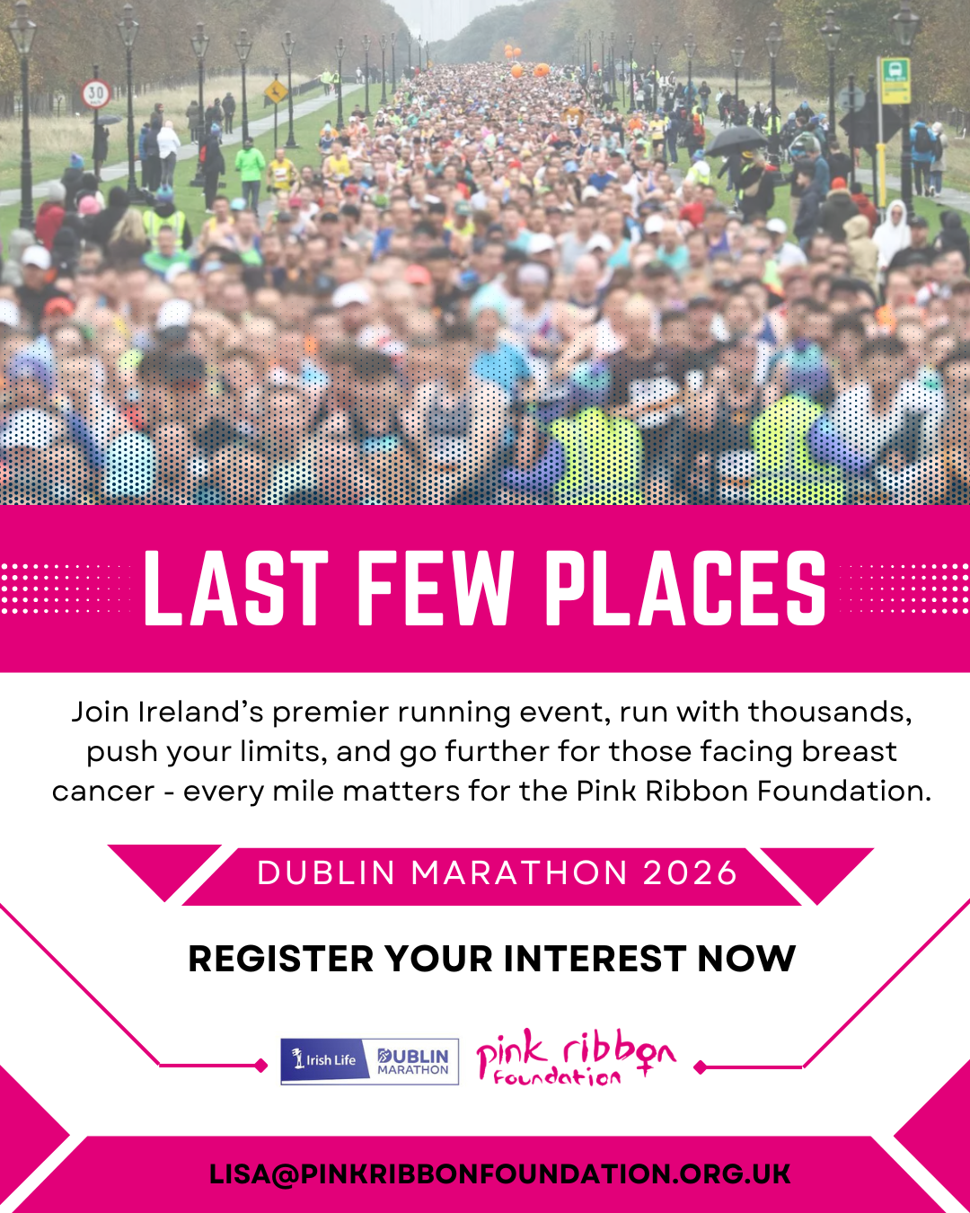 Dublin Marathon - last few charity places