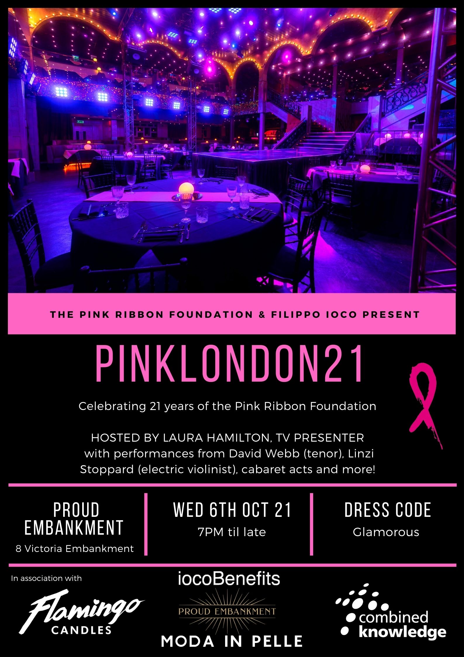 British tenor David Webb supports PINKLondon2021