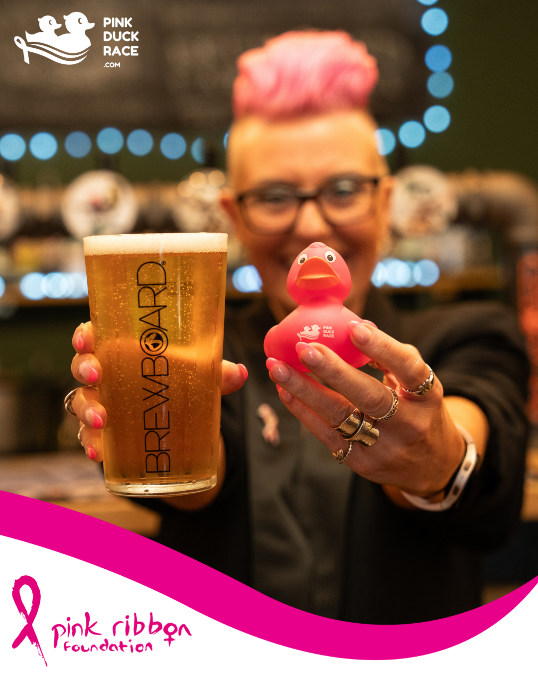 BrewBoard partner with the Pink Duck Race UK