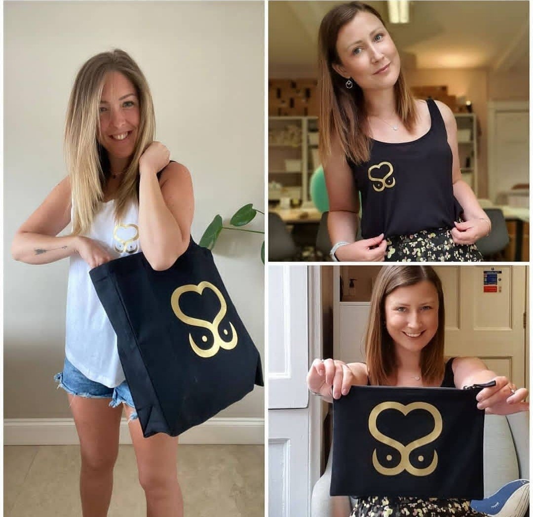 New Secondary Sisters merchandise supports the Pink Ribbon Foundation